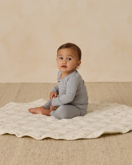 Bamboo Pajama Set || Steel Blue