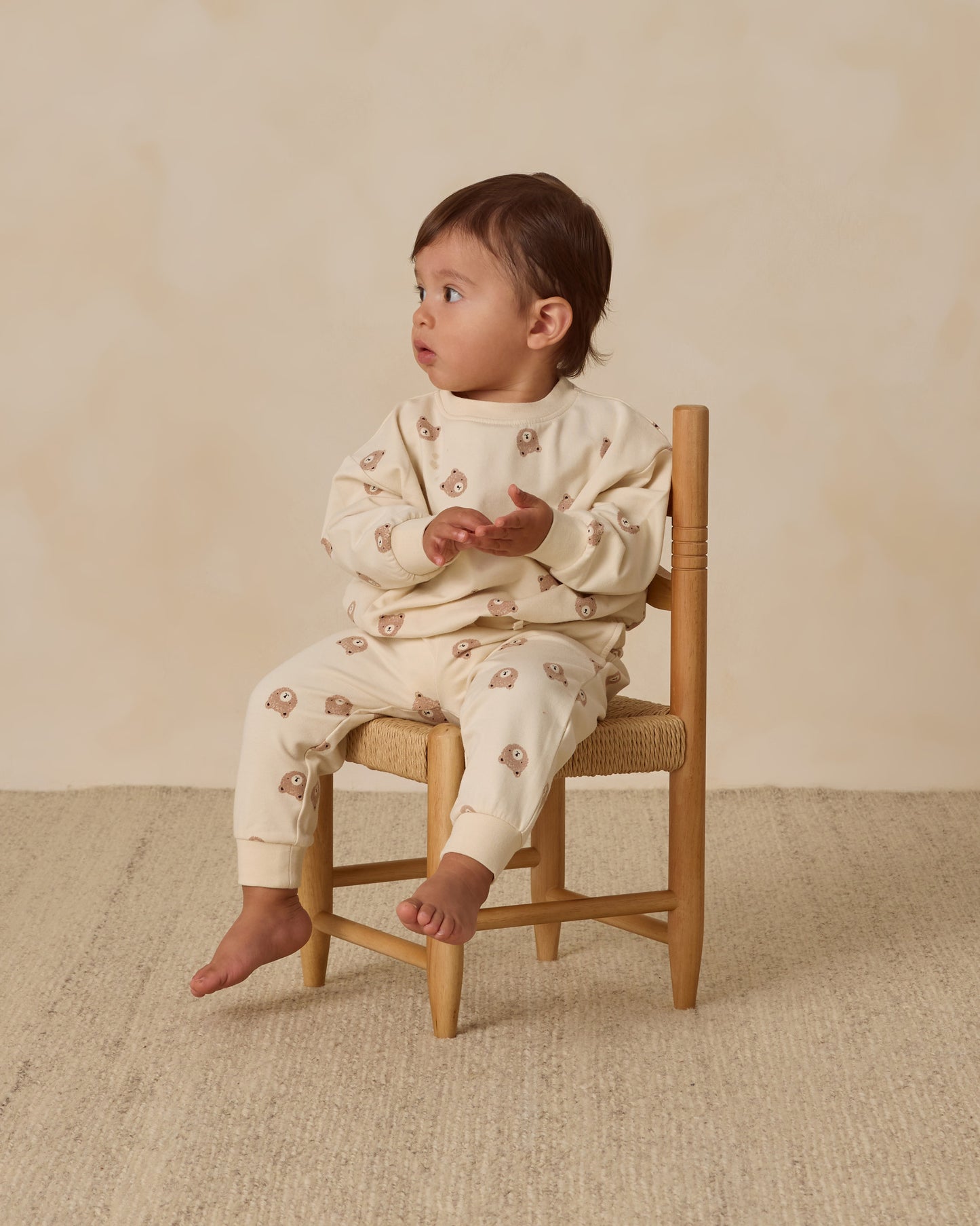 Relaxed Sweatshirt || Brown Bear