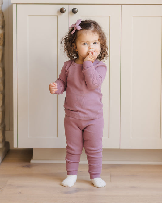 Bow W. Clip, Set Of 3 || Mulberry, Ocean, Lilac