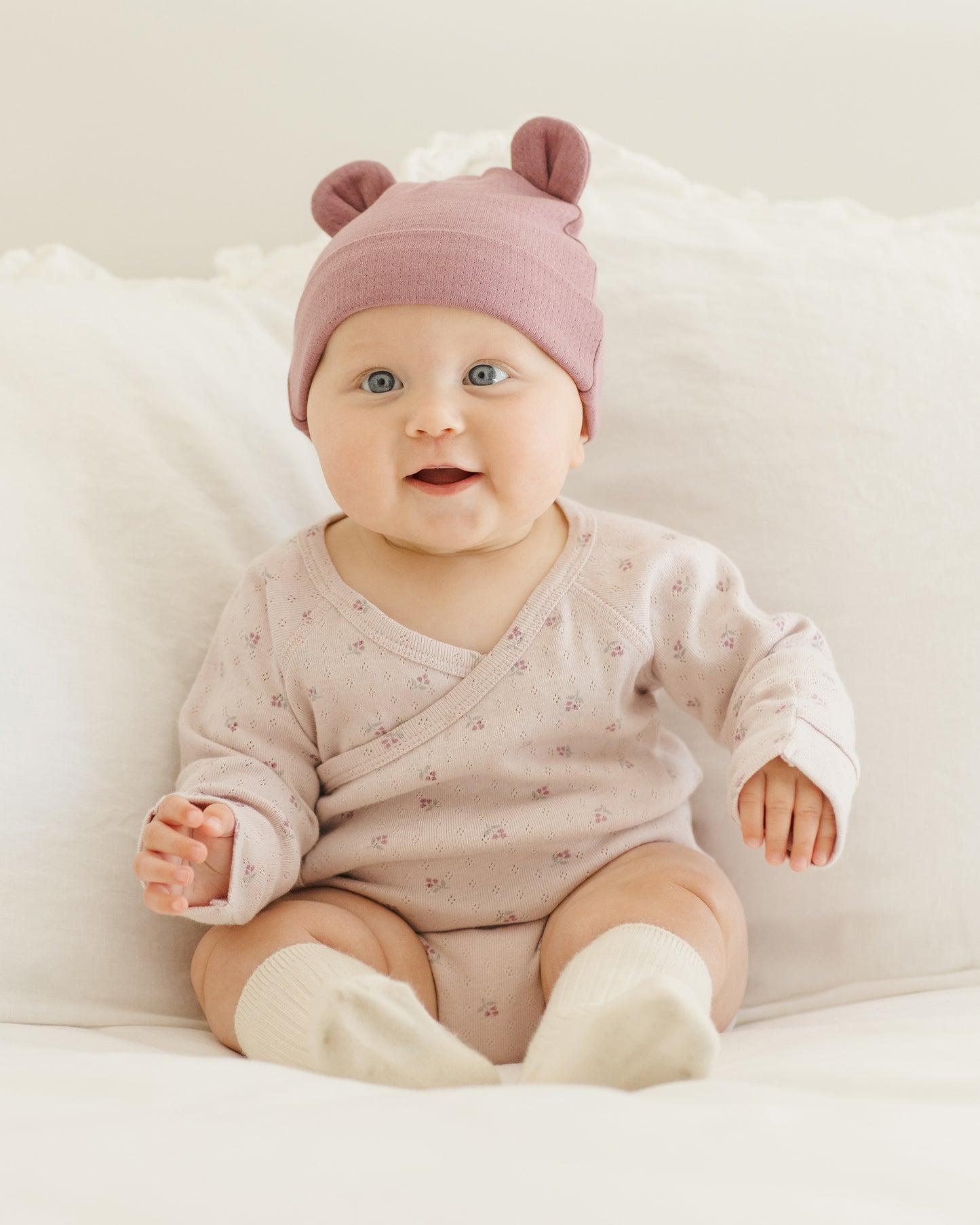 Side Snap Bodysuit || Lilac Ditsy