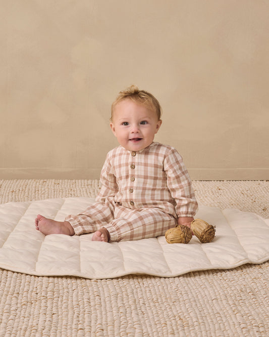Woven Jumpsuit || Rustic Plaid
