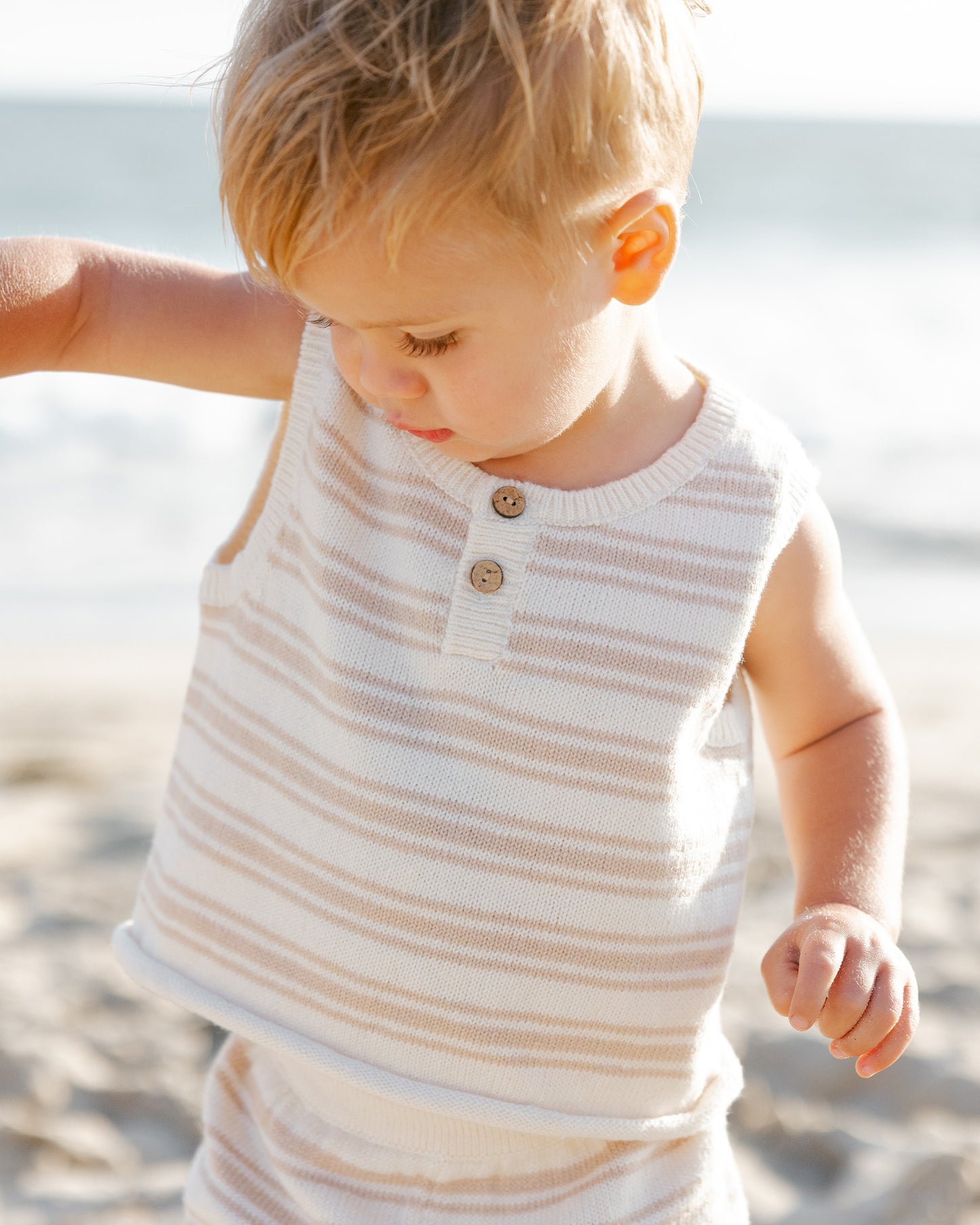 Taylor Knit Set || Oat Knit Stripe
