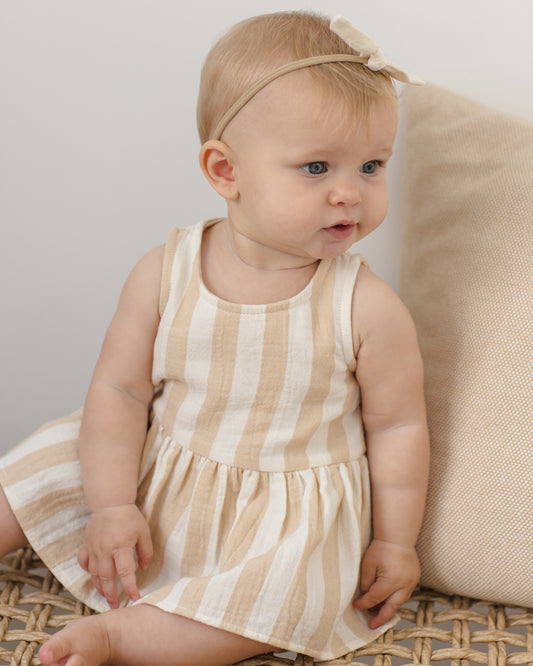 Skirted Tank Romper || Summer Stripe