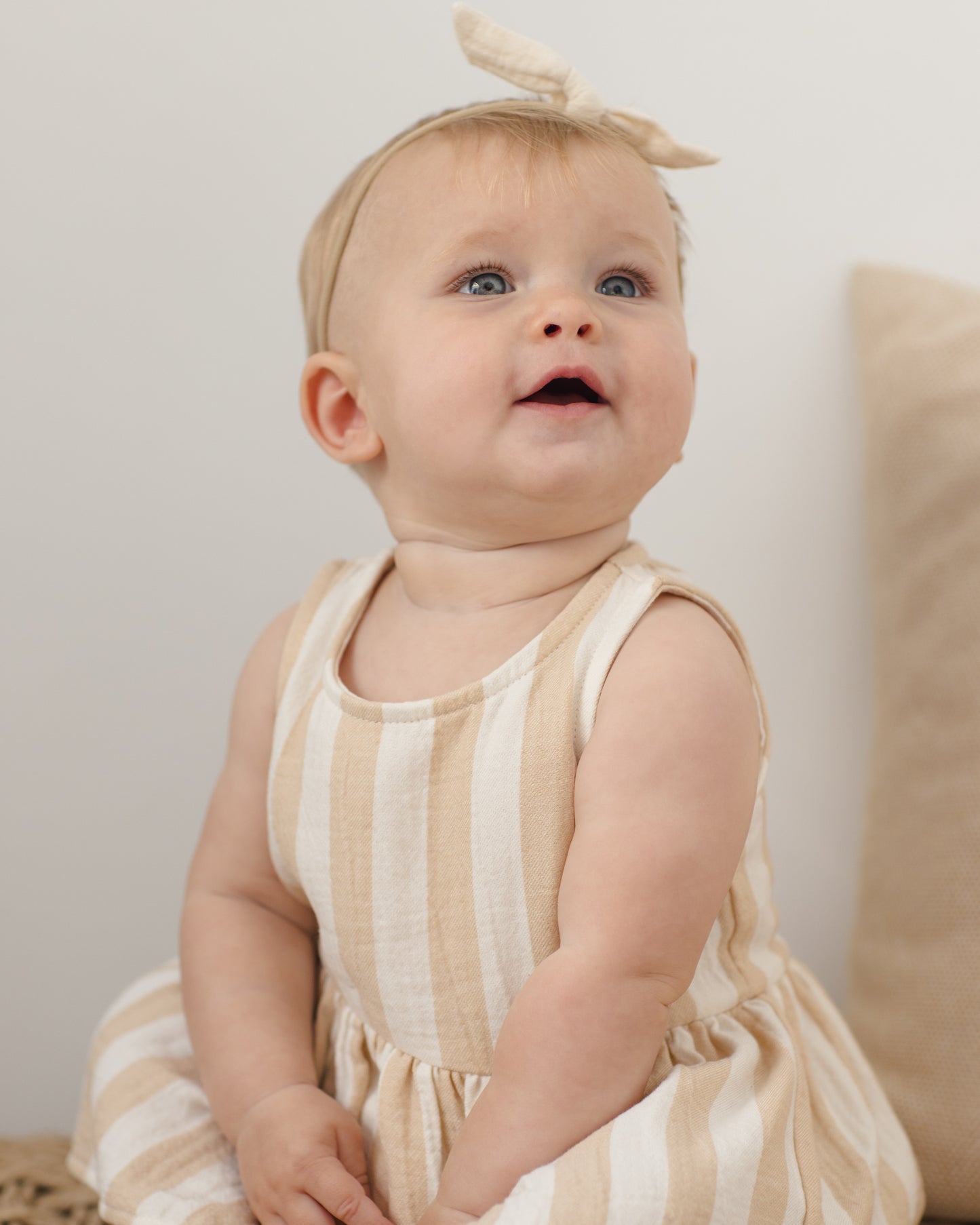 Skirted Tank Romper || Summer Stripe