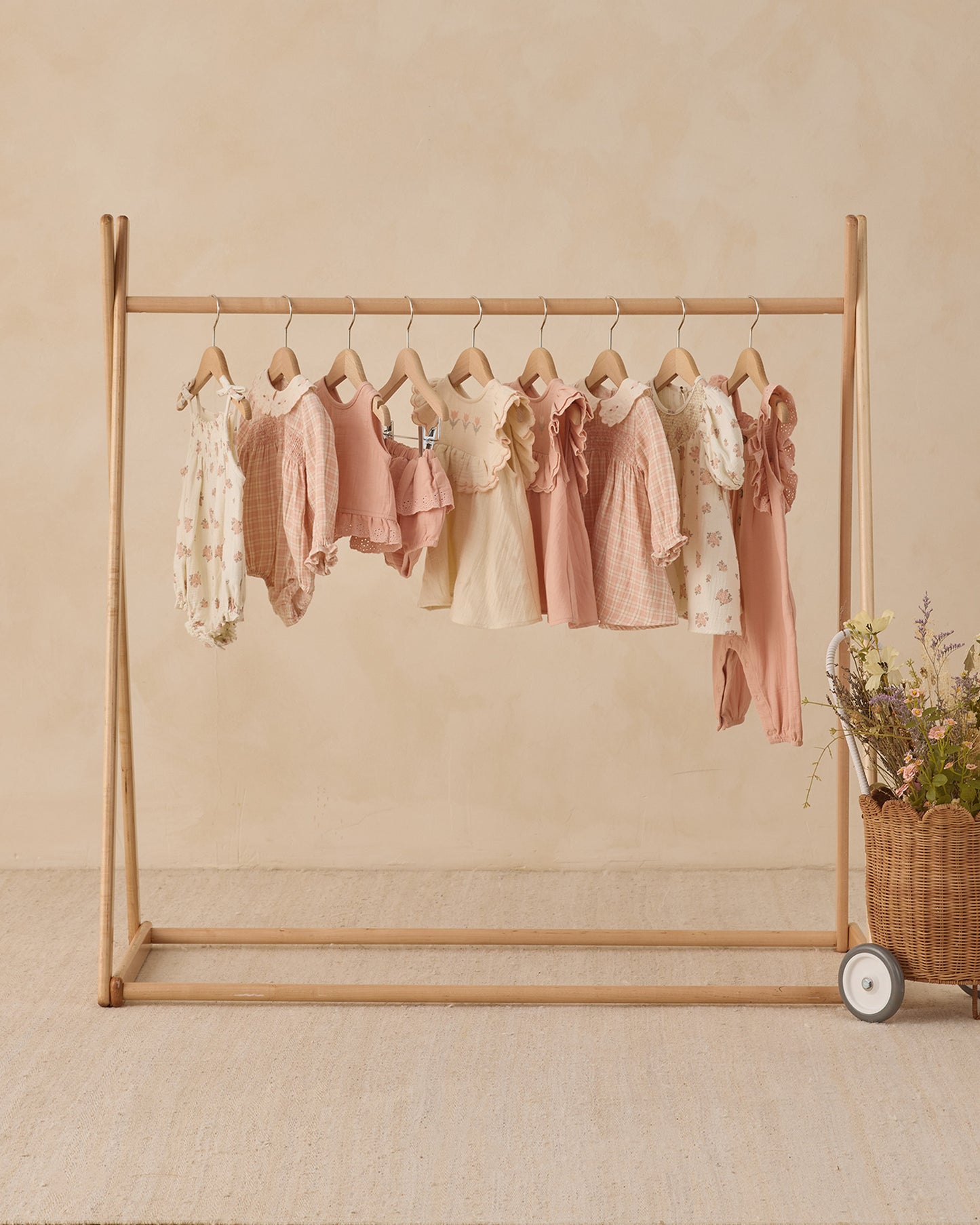 Callie Romper || Pink Plaid