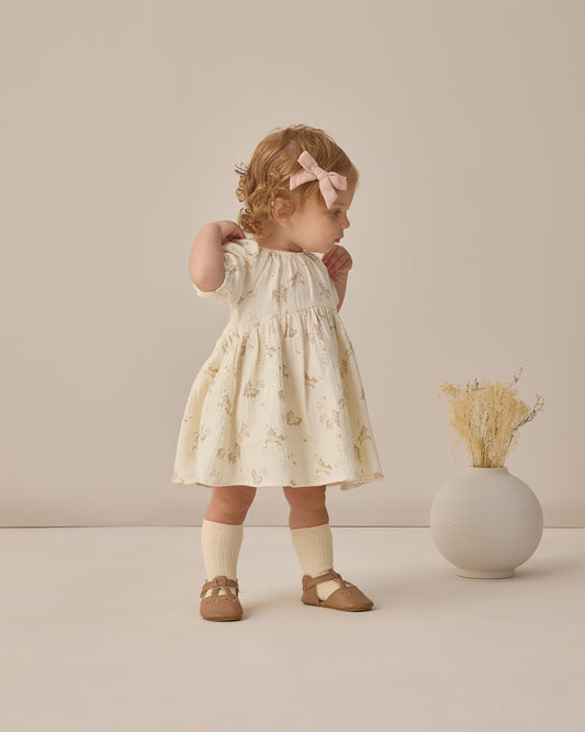 Bow W. Clip, Set Of 3 || Sky, Blush, Poppy