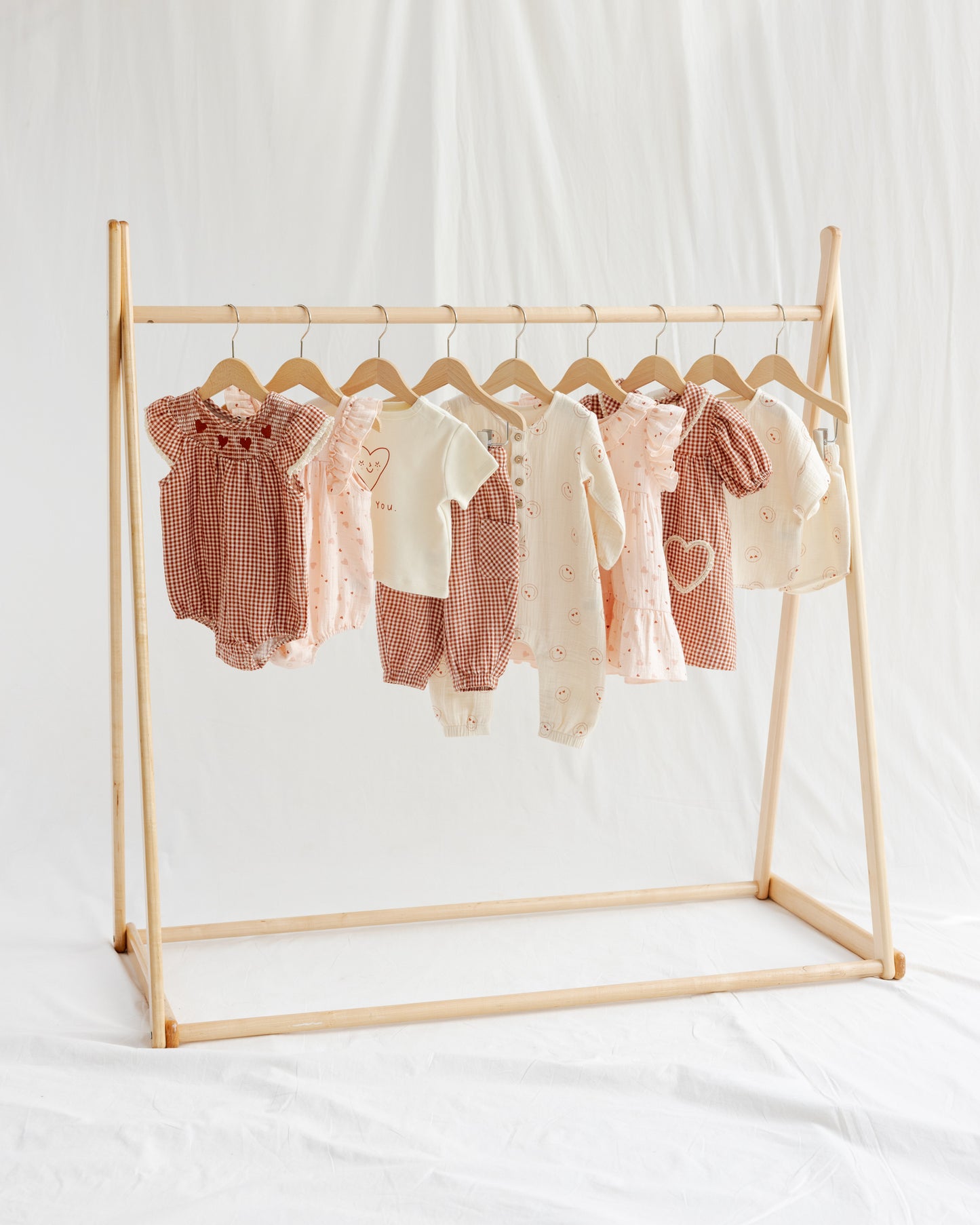 Maya Romper | Heart Confetti