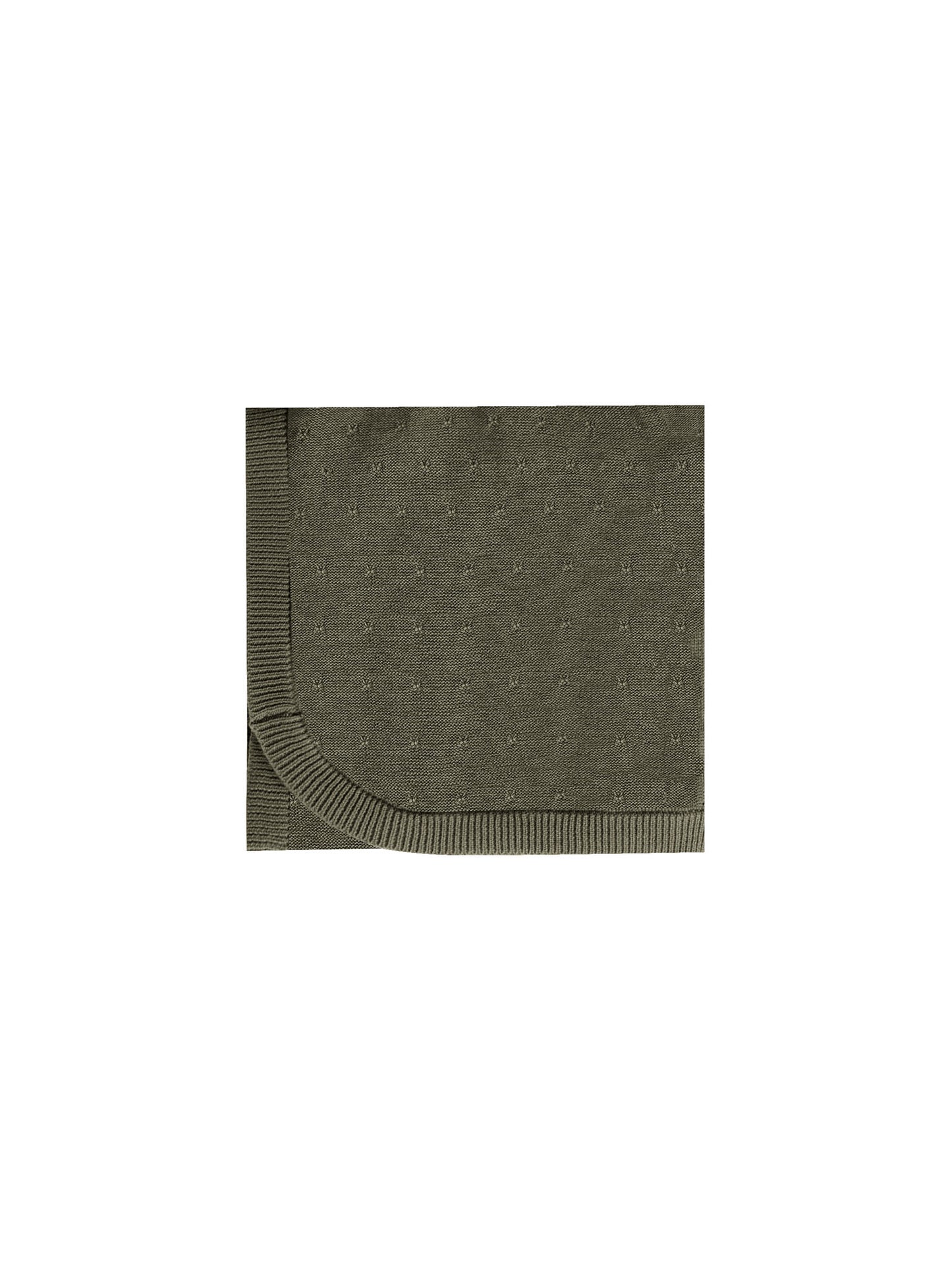 Knit Baby Blanket | Forest