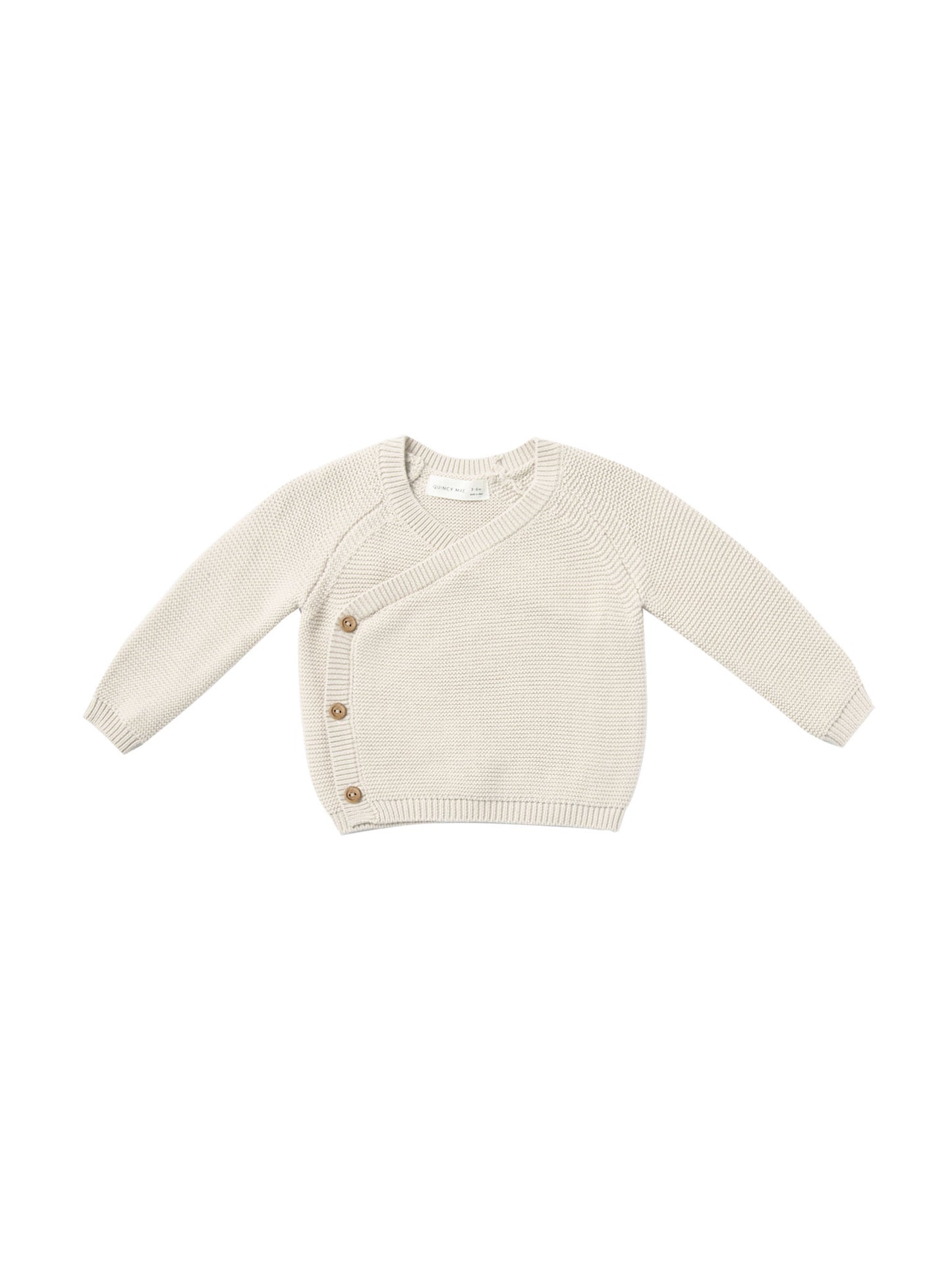 Knit Wrap Top | Natural