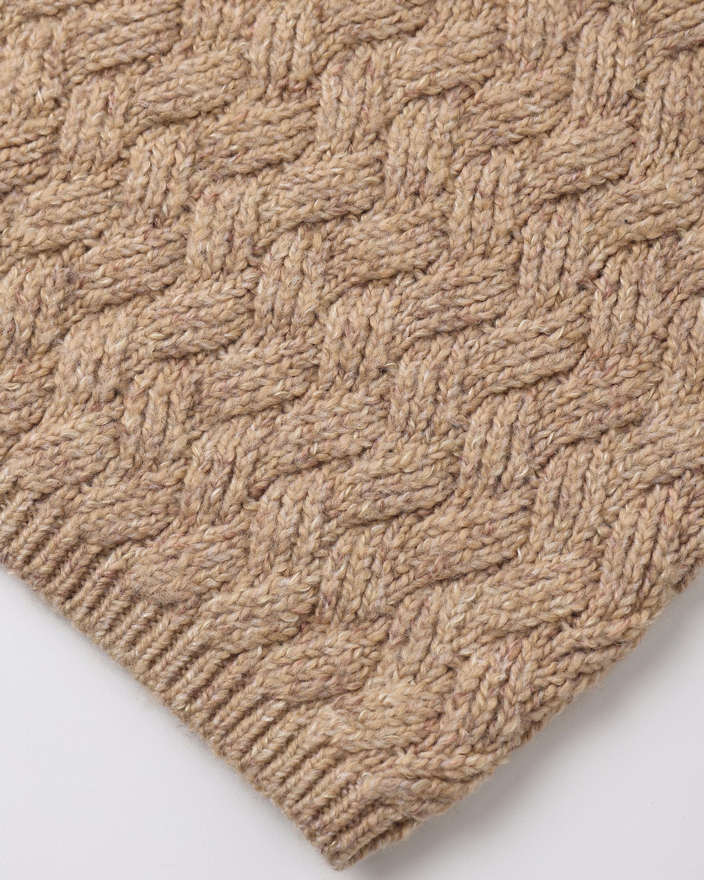 Knit Sweater || Heathered Almond