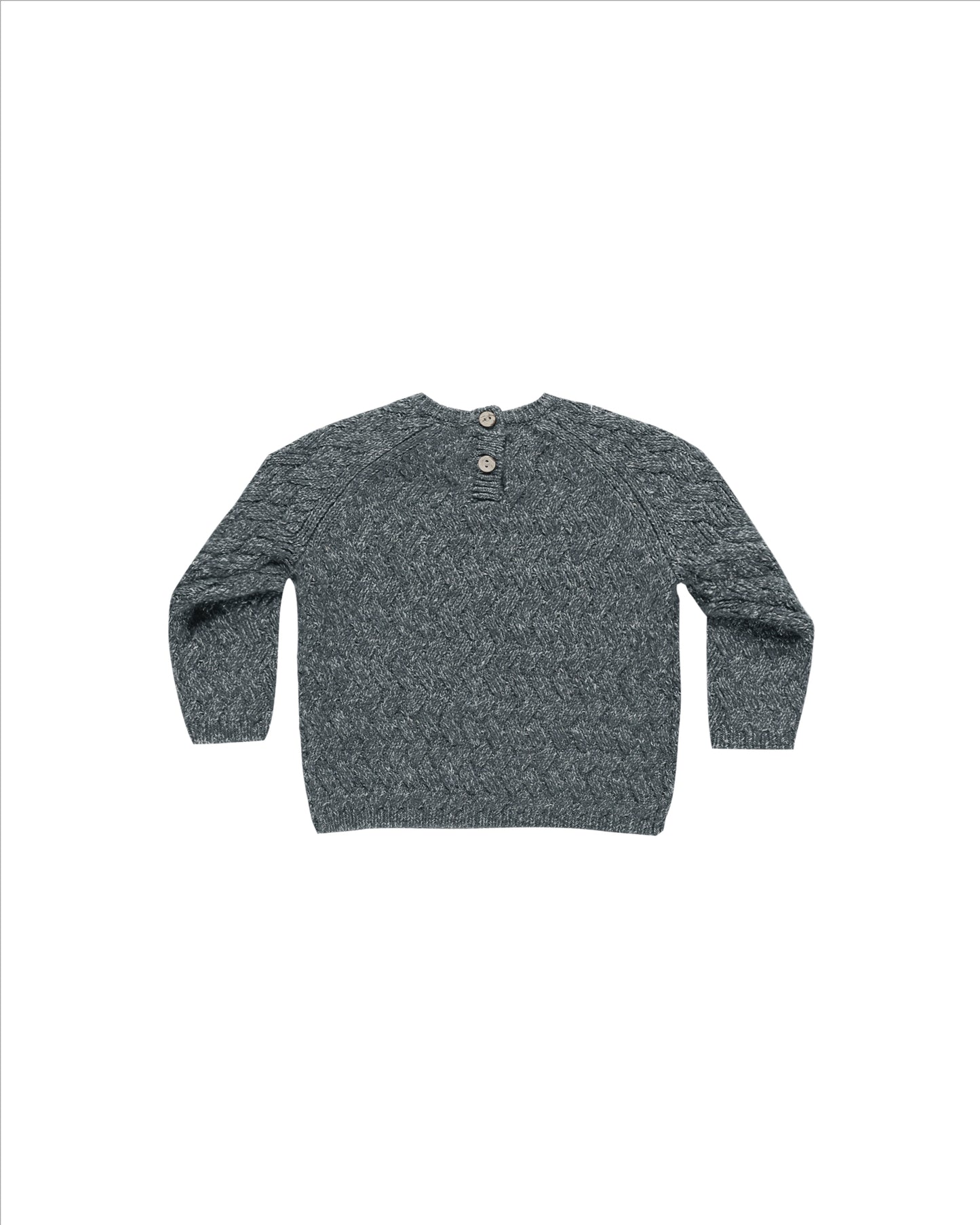 Knit Sweater | Heathered Indigo