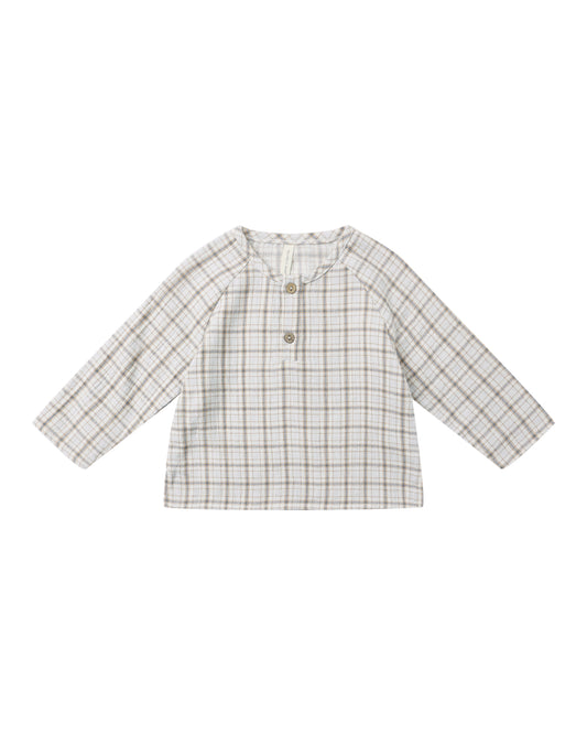 Zion Shirt || Blue Plaid
