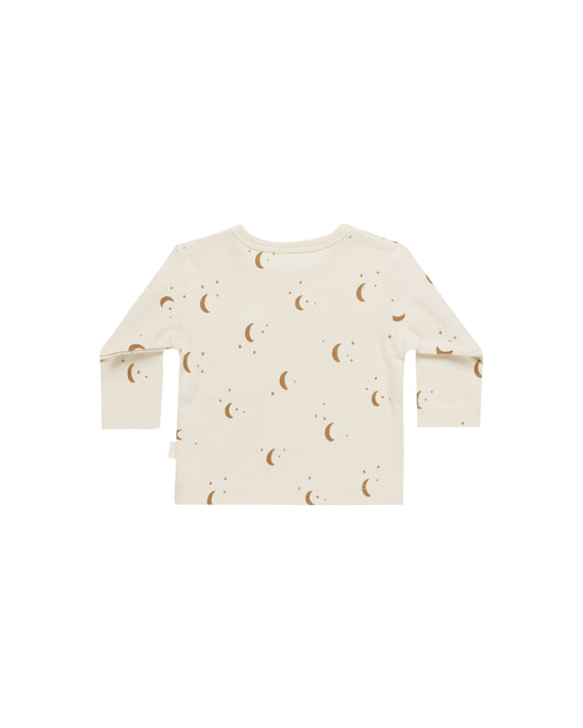 Long Sleeve Pocket Tee | Moons