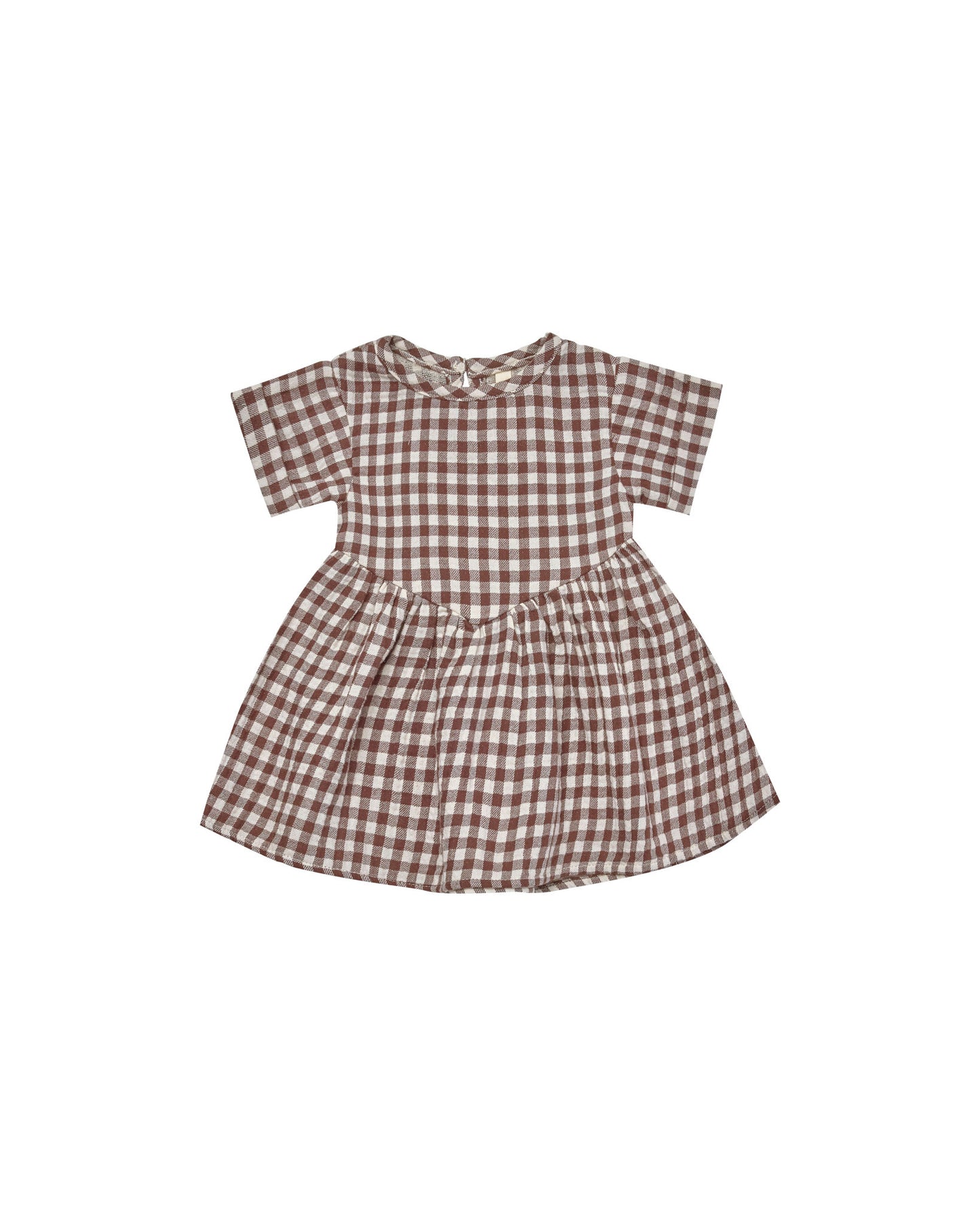 Brielle Dress | Plum Gingham