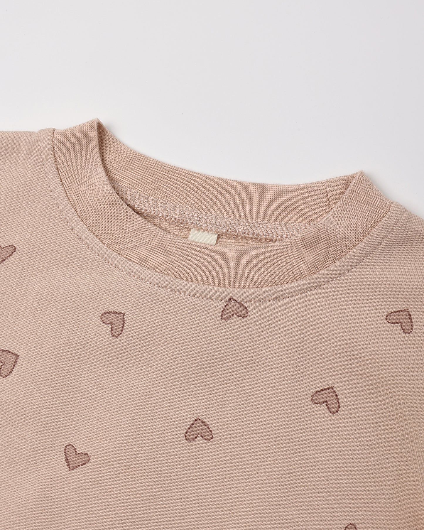 Crewneck Bubble Romper || Hearts