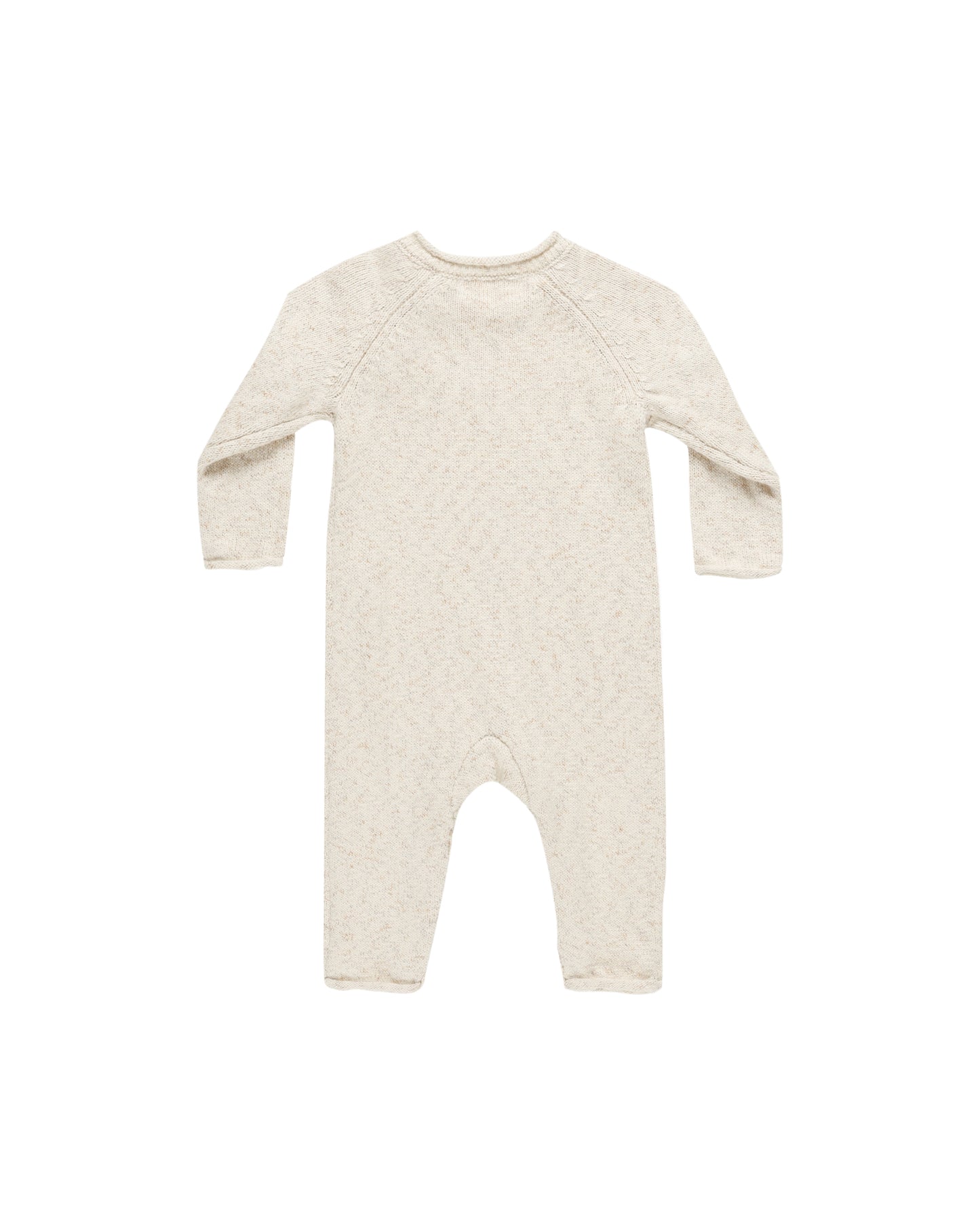 Cozy Heather Knit Jumpsuit | Speckled Natural