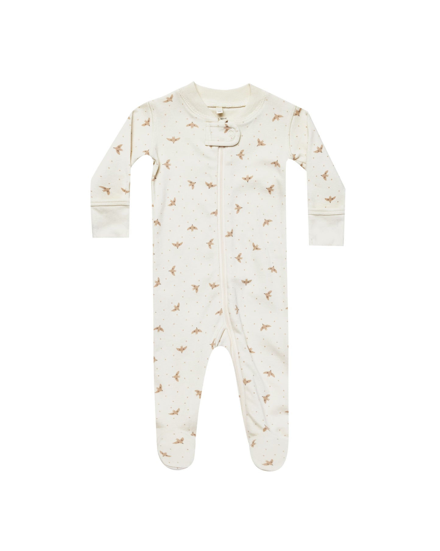 Zip Long Sleeve Sleeper Footie | Doves