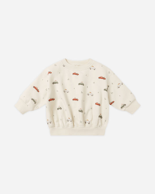 Relaxed Fleece Sweatshirt || Cars