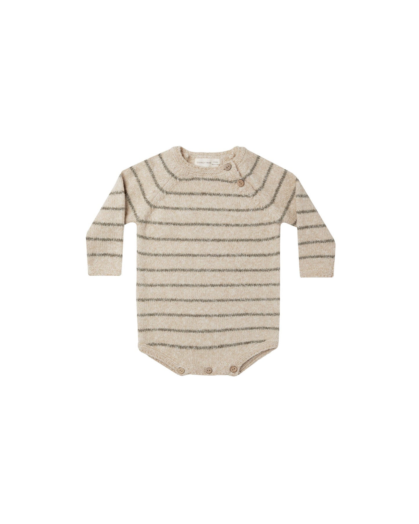 Riggens Romper | Basil Stripe