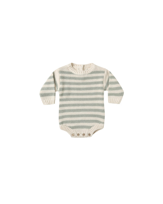 Rex Romper || Fern Stripe