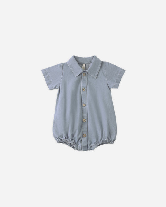 Matteo Romper || Chambray