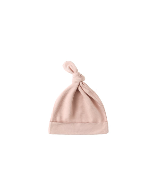 Bamboo Knotted Baby Hat || Rose