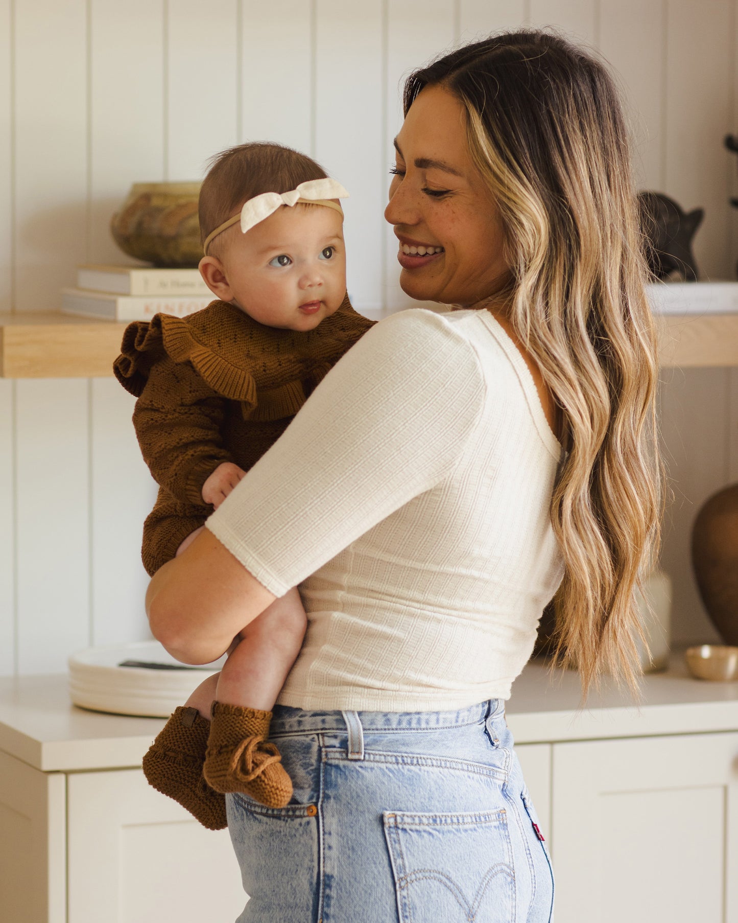 Little Knot Nylon Headband | Ivory