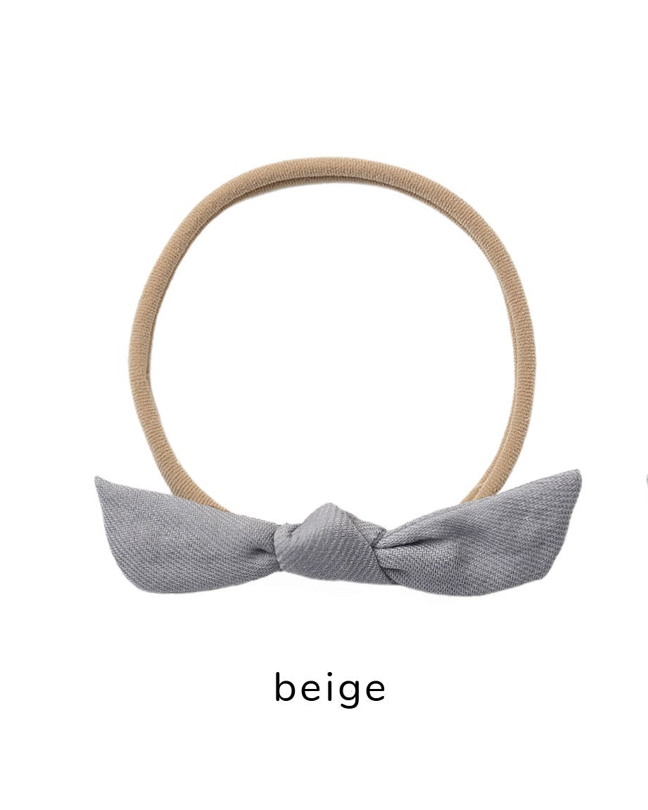 Little Knot Headband || Slate