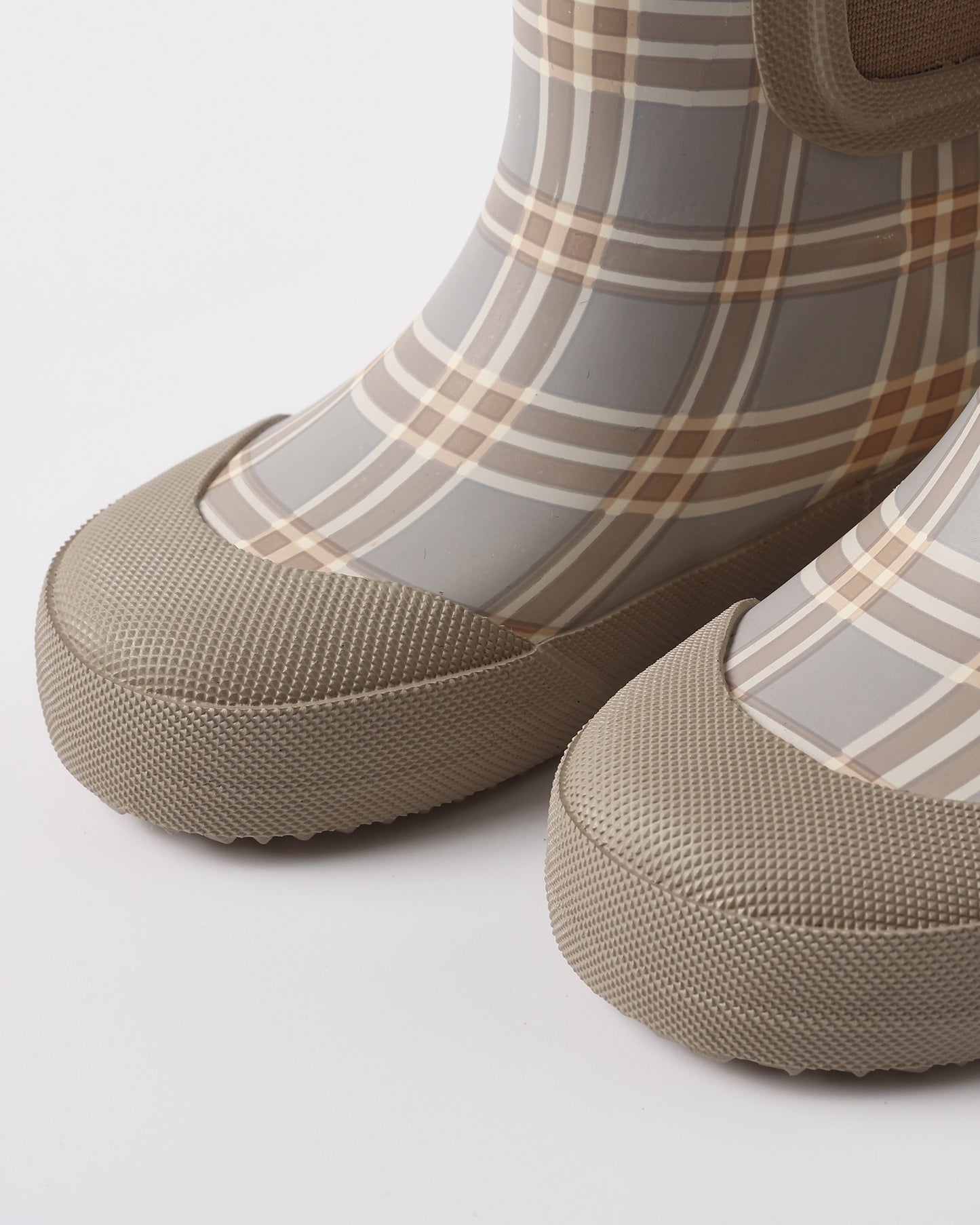 Rain Boots || Blue Plaid