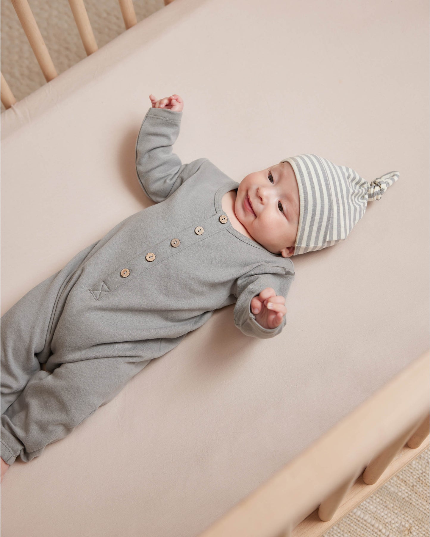 Long Sleeve Jumpsuit | Dusty Blue