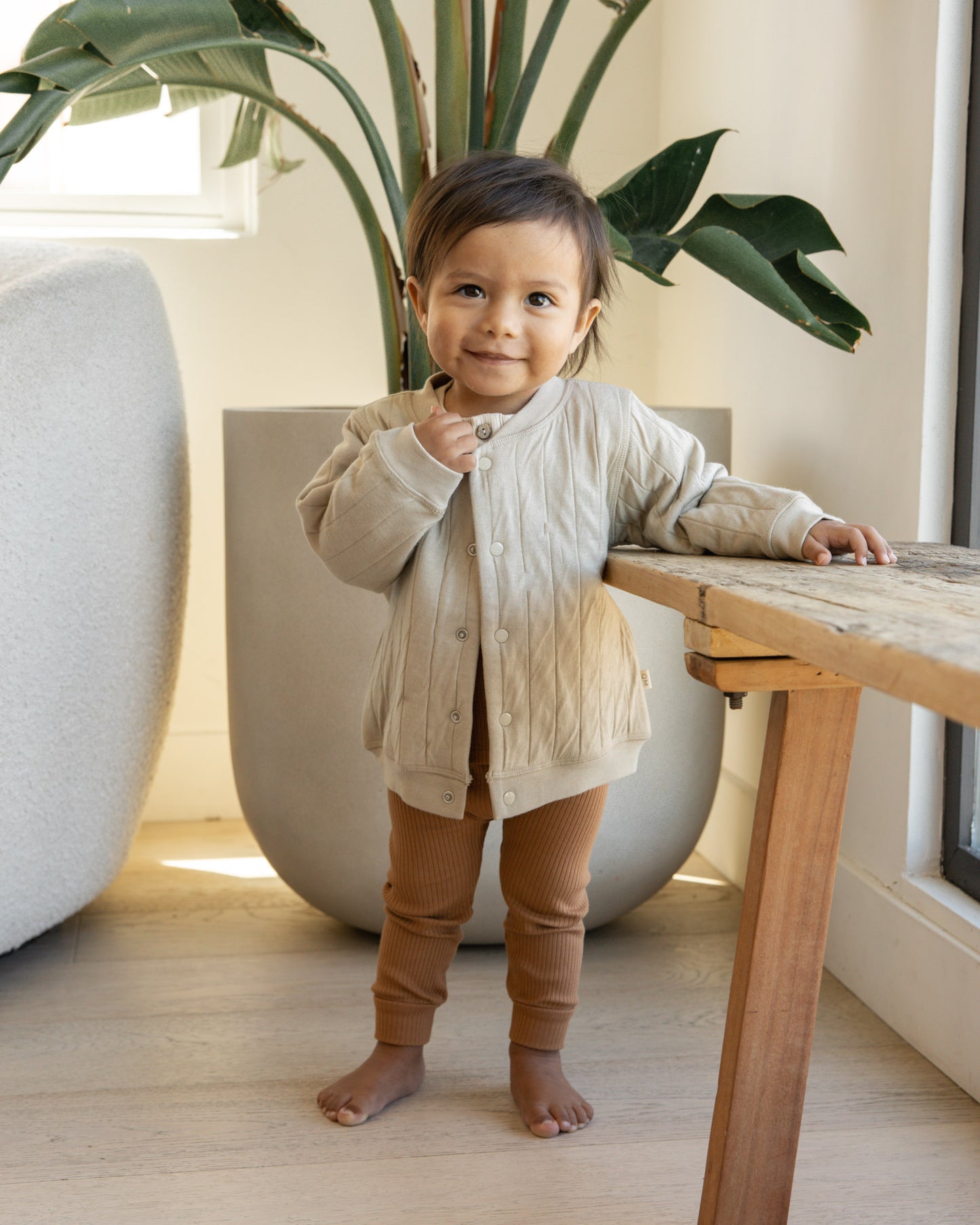 Ribbed Legging | Cinnamon