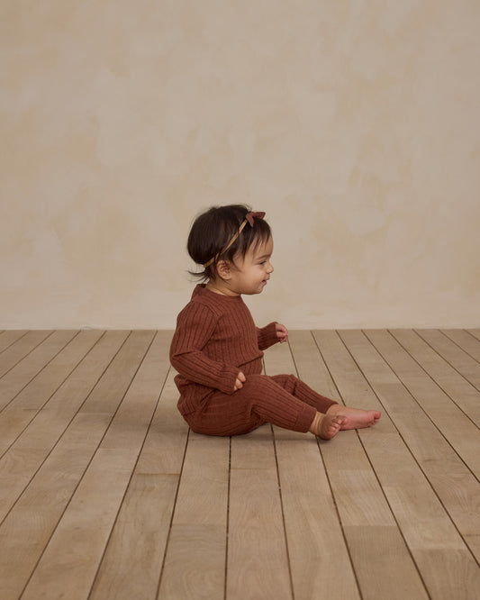 Cuffed Legging | Brick