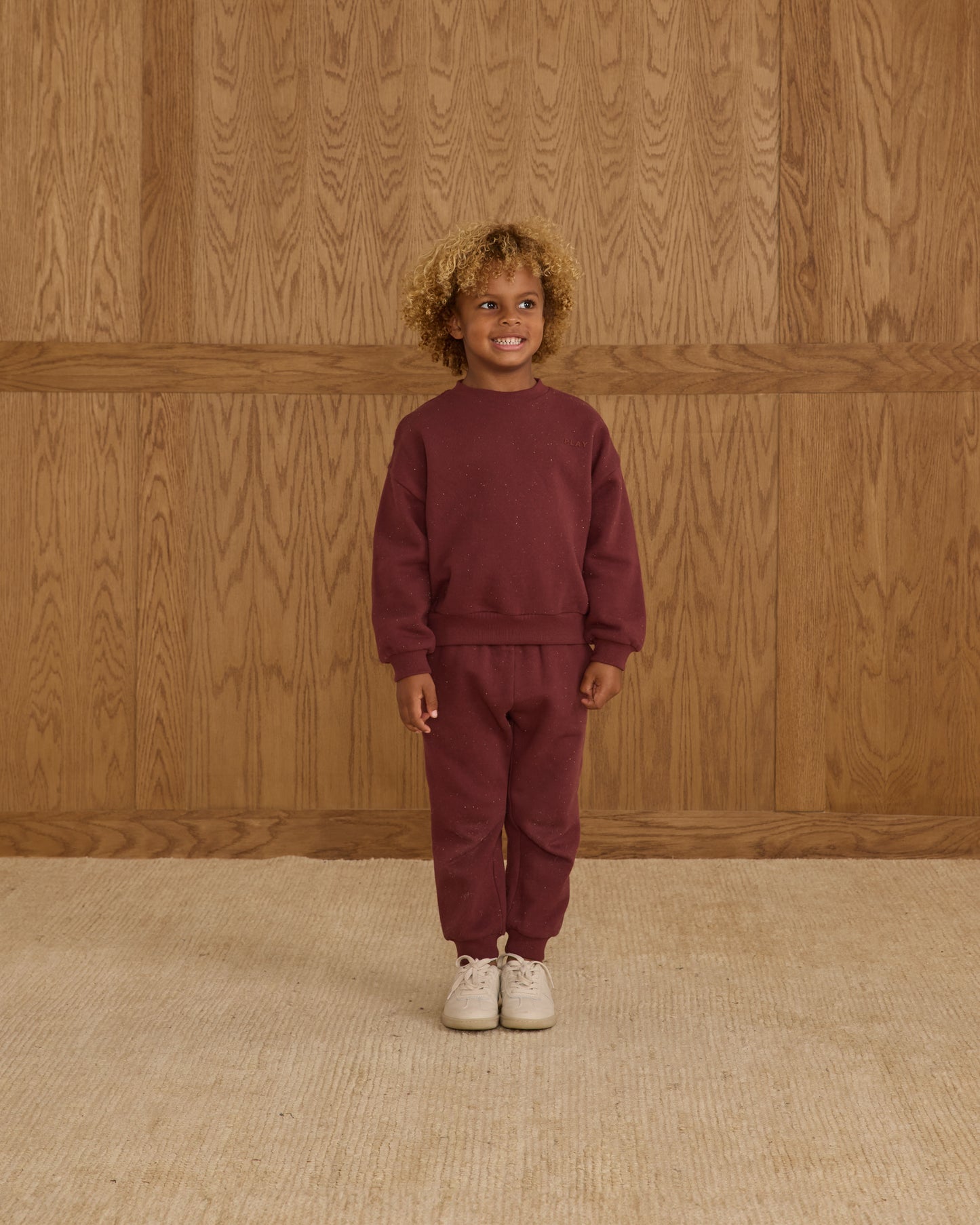 Relaxed Sweatshirt || Burgundy