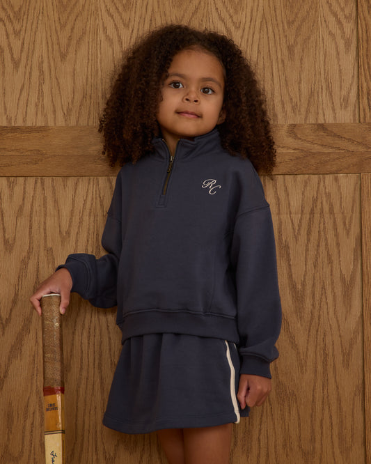 Half Zip Sweatshirt || Navy