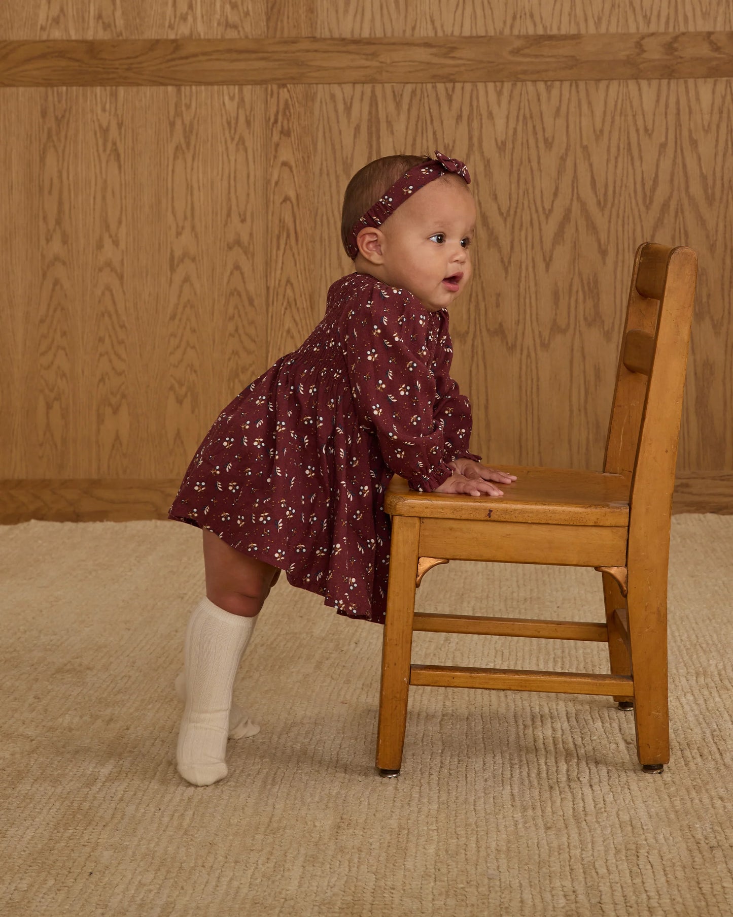 Ribbed Socks || Natural + Navy