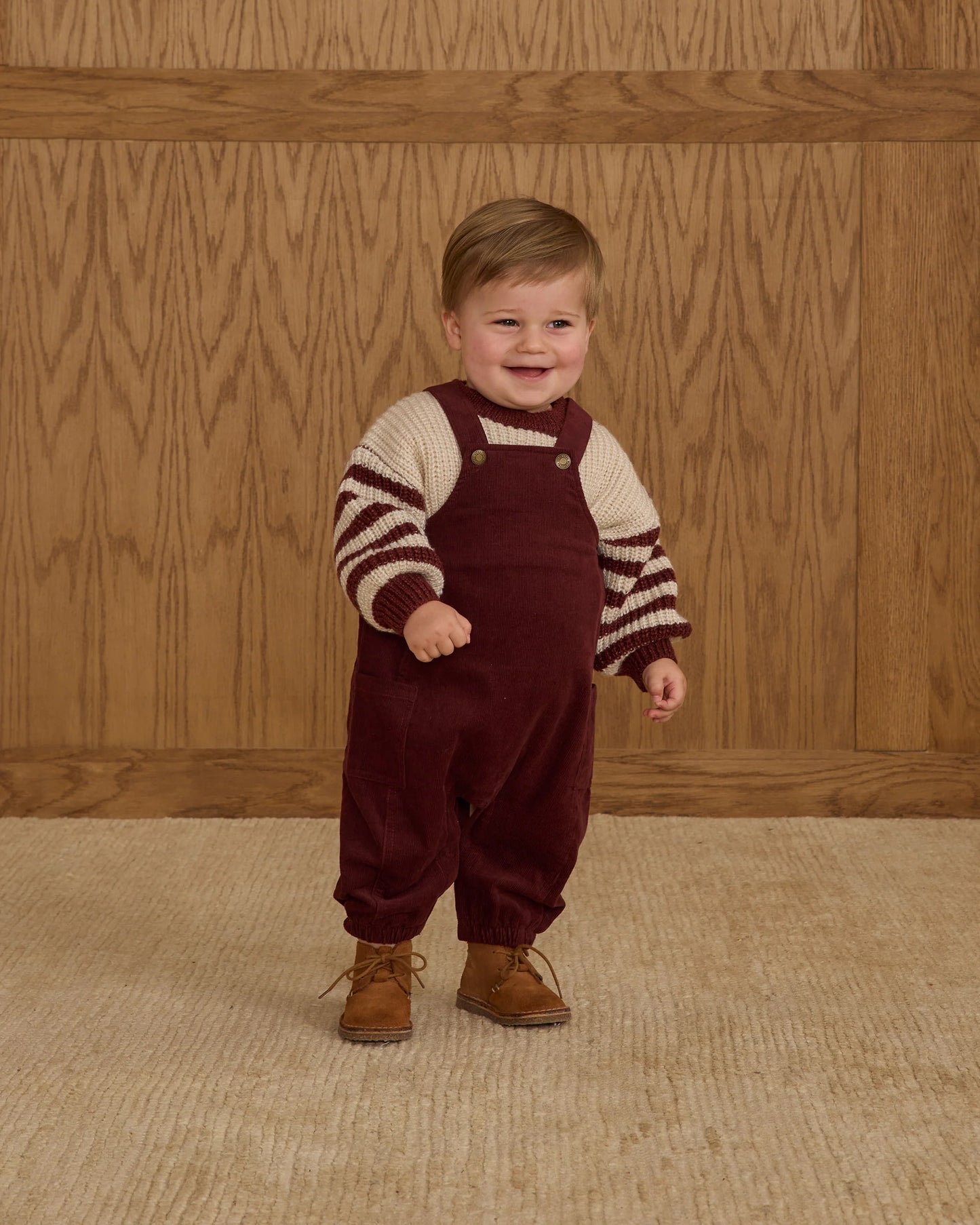 Cargo Overalls || Burgundy
