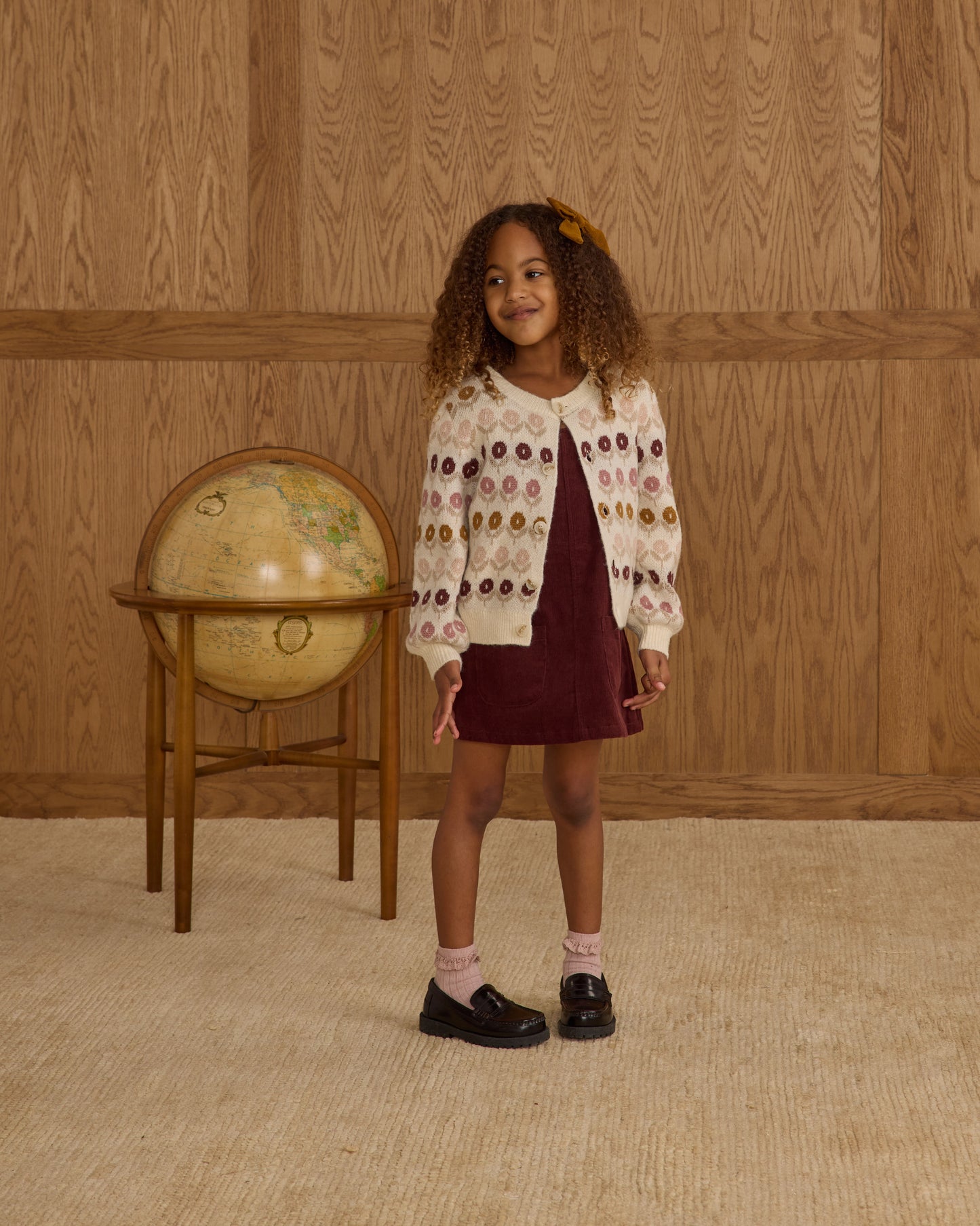 Cheyenne Cardigan || Floral Jacquard
