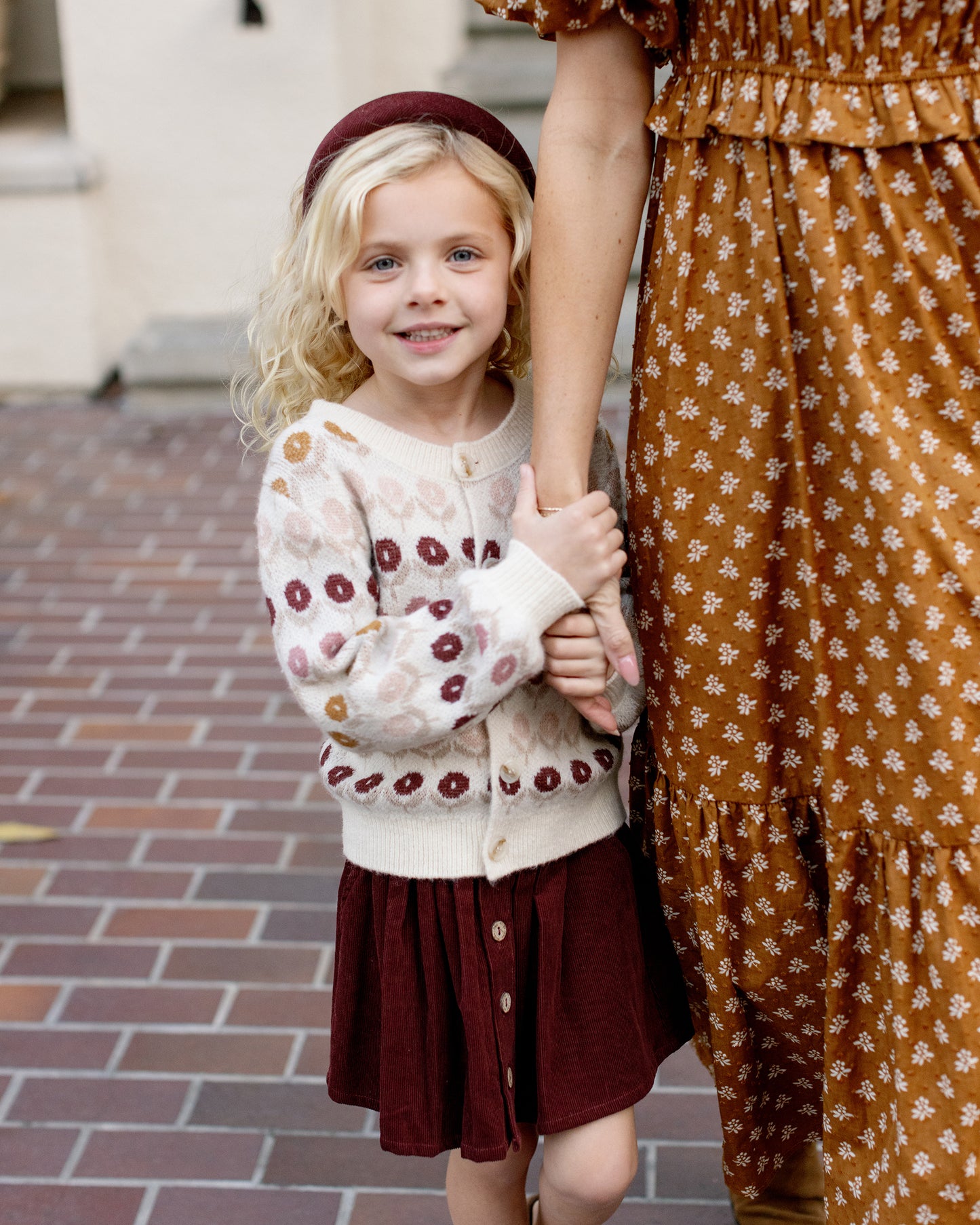 Cheyenne Cardigan || Floral Jacquard