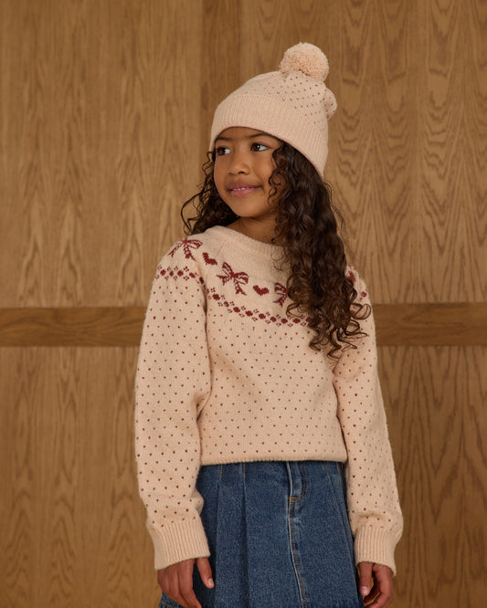Fair Isle Sweater || Bows