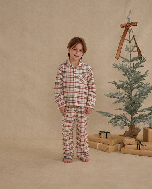 Long Sleeve Pajamas || Holiday Flannel