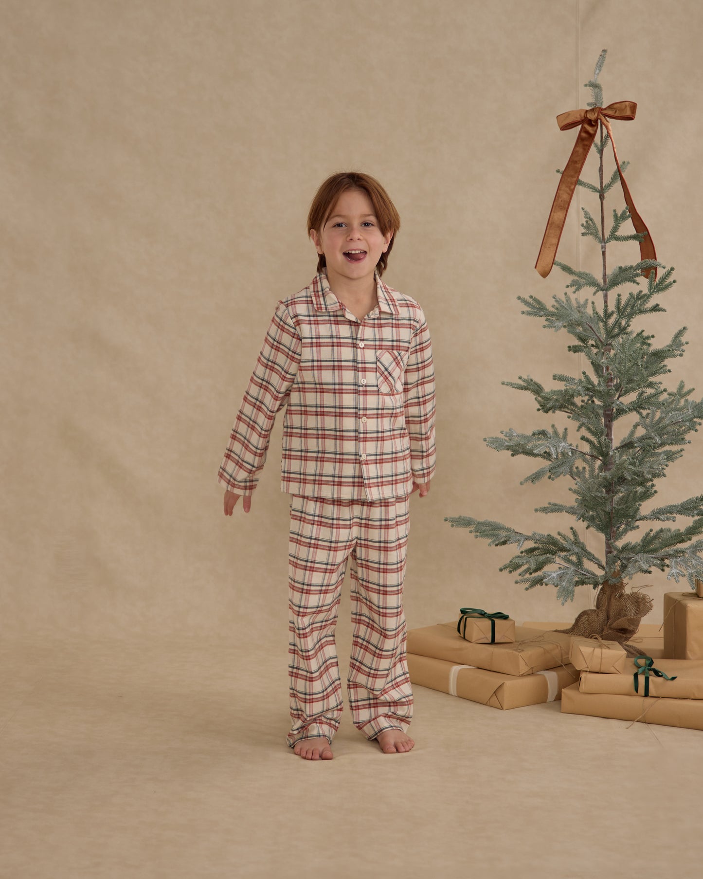 Long Sleeve Pajamas || Holiday Flannel
