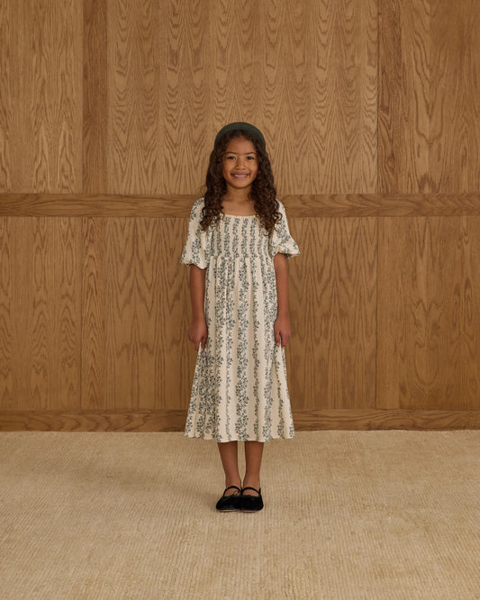 Della Dress || Green Vines