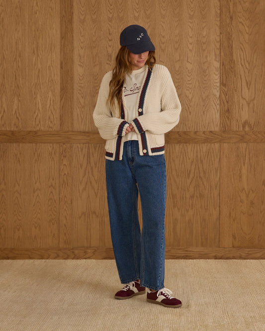Women’s Collegiate Cardigan | Natural (X-Small)