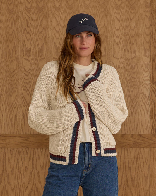 Women’s Collegiate Cardigan | Natural (X-Small)