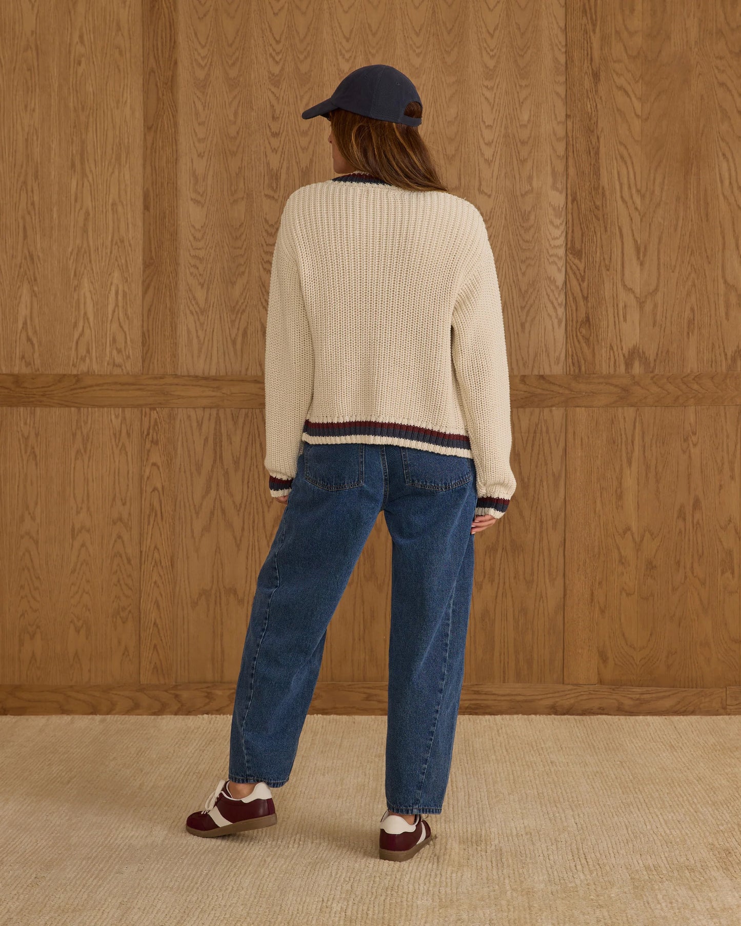 Women’s Collegiate Cardigan | Natural (X-Small)