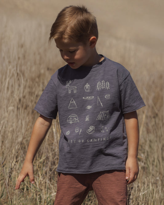 Raw Edge Tee || Let's Go Camping