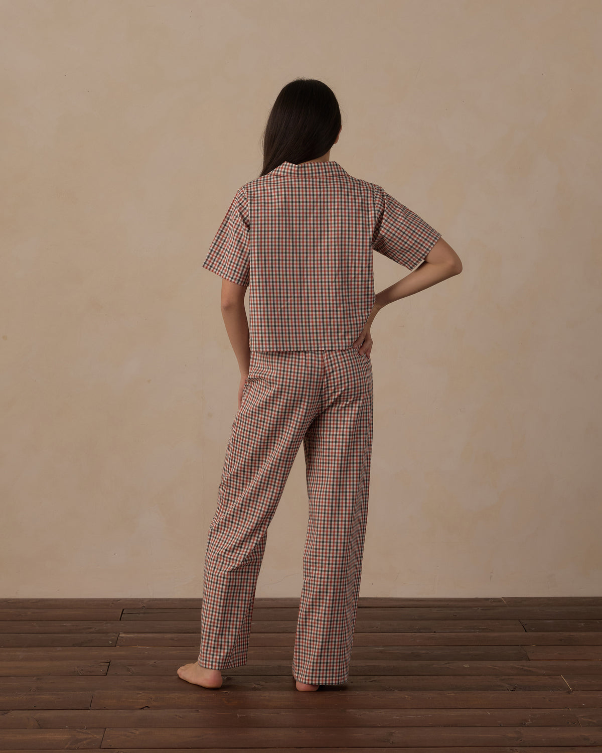 Teen Woven Pajama Set | Holiday Gingham