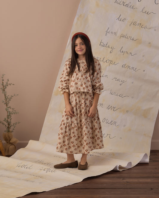 Tiered Midi Skirt | Bouquet
