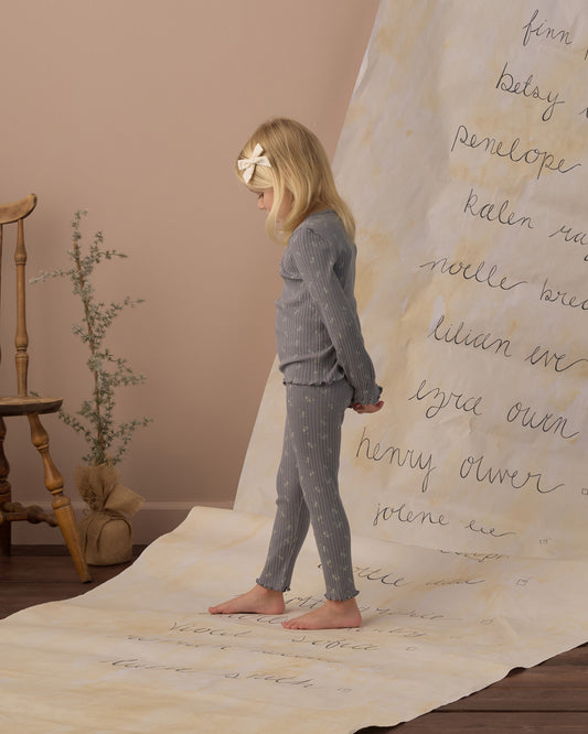 Legging | Slate Bloom