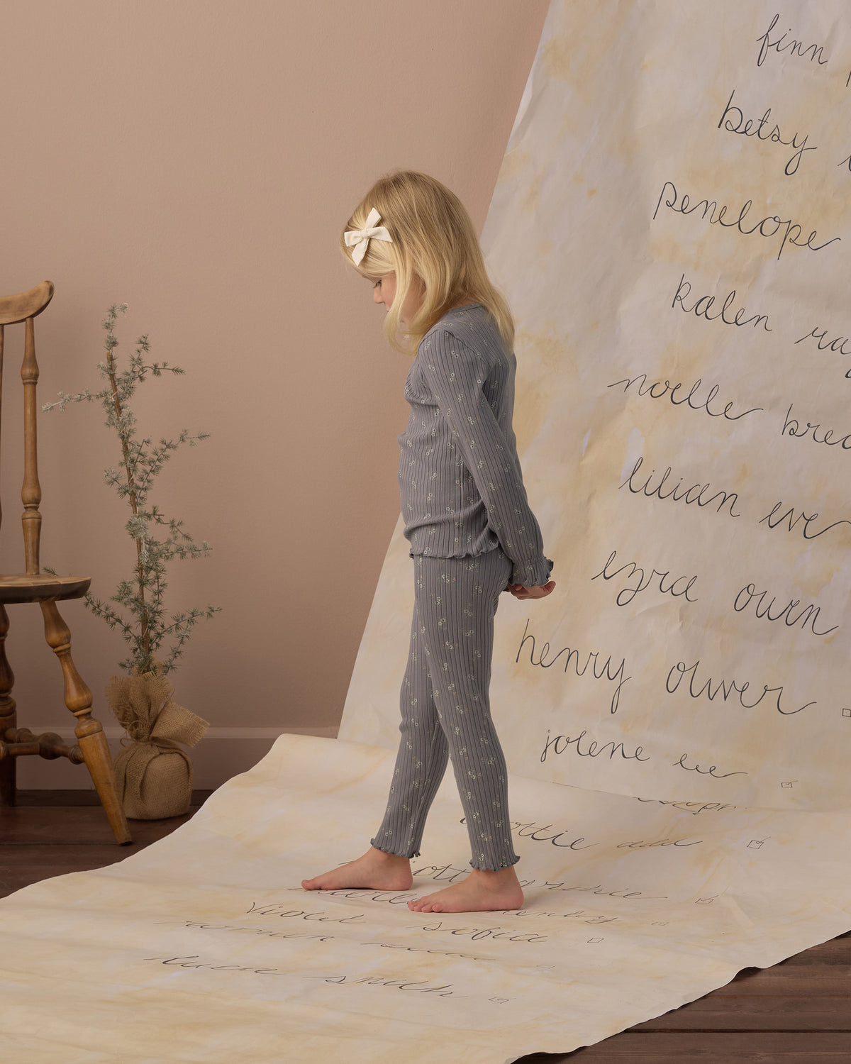 Legging | Slate Bloom